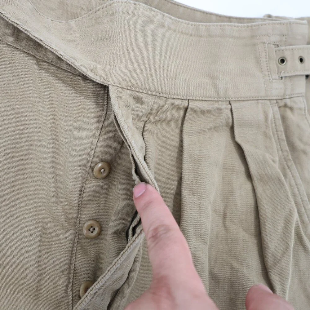 Banana Republic Gurkha Pants Women's 8 L30 Safari Heritage Explorer Cotton Linen